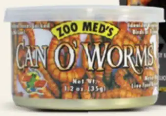 Petvalu Zoo Med Can O' Worms offer