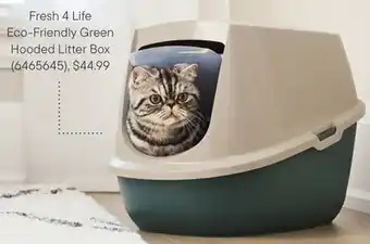 Petvalu Fresh 4 Life Eco-Friendly Green Hooded Litter Box offer