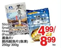T&T Supermarket SLICED SNAKEHEAD FISH/GRASS CARP FILLETS offer