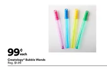 Michaels Creatology Bubble Wands offer