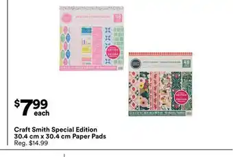 Michaels Craft Smith Special Edition 30.4 cm x 30.4 cm Paper Pads offer