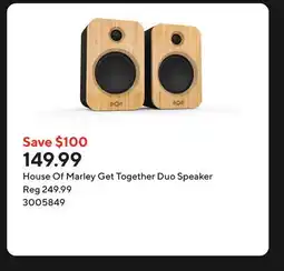 Staples House Of Marley Get Together Duo Speaker offer