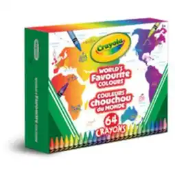 Staples Crayola World's Favourite Colours Crayons offer
