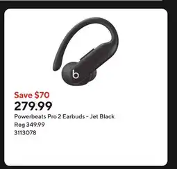 Staples Powerbeats Pro 2 Earbuds - Jet Black offer