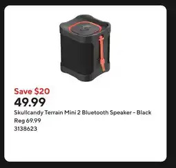 Staples Skullcandy Terrain Mini 2 Bluetooth Speaker - Black offer