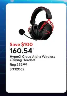 Staples HyperX Cloud Alpha Wireless Gaming Headset offer
