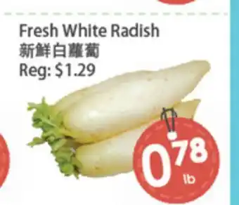 Fresh Palace Supermarket Fresh White Radish offer