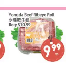 Fresh Palace Supermarket Yongda Beef Ribeye Roll offer