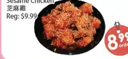 Fresh Palace Supermarket Sesame Chicken offer