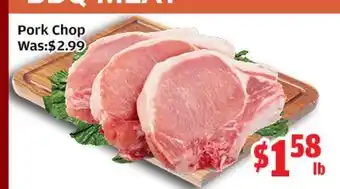 Top Food Supermarket Pork Chop offer