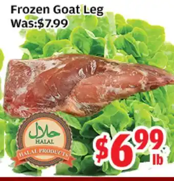 Top Food Supermarket Frozen Goat Leg offer