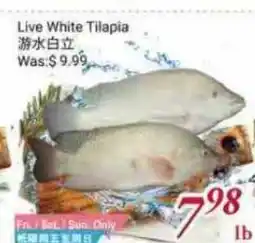 Tone Tai Supermarket Live White Tilapia offer