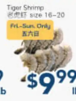 Oceans Fresh Food Market Tiger Shrimp offer