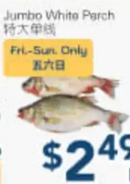 Oceans Fresh Food Market Jumbo White Perch offer