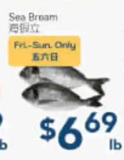 Oceans Fresh Food Market Sea Bream offer