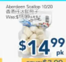Oceans Fresh Food Market Aberdeen Scallops 10/20 offer