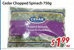 Bestco Food Mart Cedar Chopped Spinach offer