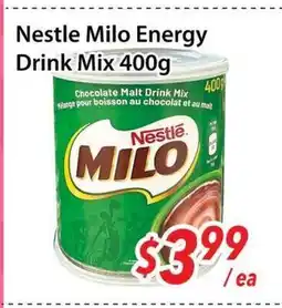 Bestco Food Mart Nestle Milo Energy Drink Mix offer