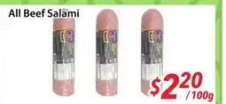 Bestco Food Mart All Beef Salami offer