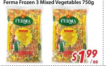 Bestco Food Mart Ferma Frozen 3 Mixed Vegetables offer