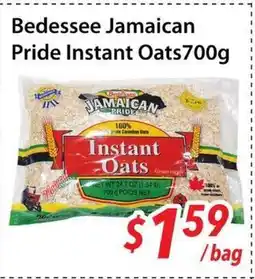 Bestco Food Mart Bedessee Jamaican Pride Instant Oats offer