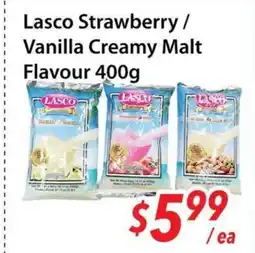 Bestco Food Mart Lasco Strawberry / Vanilla Creamy Malt Flavour offer