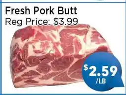 Blue Sky Supermarket Fresh Pork Butt offer