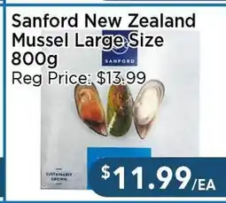 Blue Sky Supermarket Sanford New Zealand Mussel Large Size offer