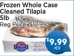 Blue Sky Supermarket Frozen Whole Case Cleaned Tilapia offer