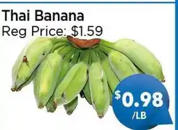 Blue Sky Supermarket Thai Banana offer