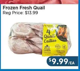 Blue Sky Supermarket Frozen Fresh Quail offer