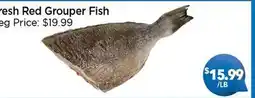 Blue Sky Supermarket Fresh Red Grouper Fish offer