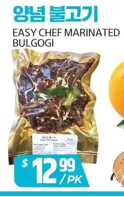 PAT Mart EASY CHEF MARINATED BULGOGI offer