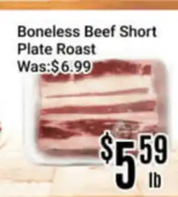 Nations Fresh Foods Boneless Beef Short Plate Roast offer