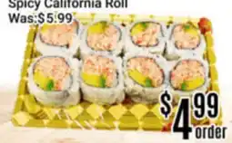 Nations Fresh Foods Spicy California Roll offer