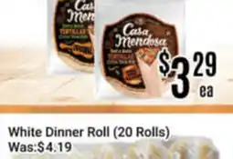 Nations Fresh Foods White Dinner Roll (20 Rolls) offer
