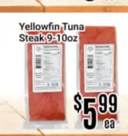 Nations Fresh Foods Yellowfin Tuna Steak offer