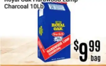 Nations Fresh Foods Royal Oak Hardwood Lump Charcoal 10Lb offer