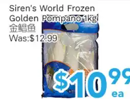 Ample Food Market Siren's World Frozen Golden Pompano offer
