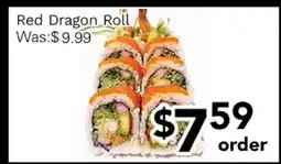 Ample Food Market Red Dragon Roll offer
