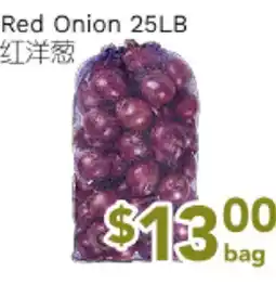 Ample Food Market Red Onion 25LB offer
