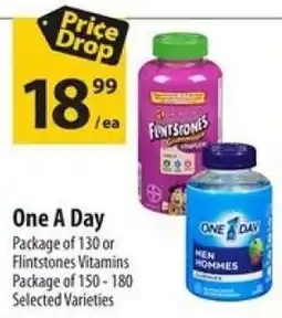 Co-op One A Day or Flintstones Vitamins offer