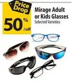 Co-op Mirage Adult or Kids Glasses offer