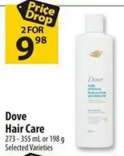 Co-op Dove Hair Care offer