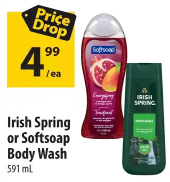 Co-op Irish Spring or Softsoap Body Wash offer