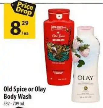 Co-op Old Spice or Olay Body Wash offer