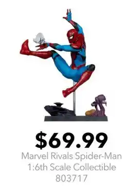 GameStop Marvel Rivals Spider-Man 1:6th Scale Collectible offer