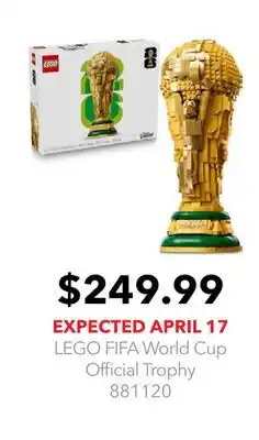 GameStop LEGO FIFA World Cup Official Trophy offer