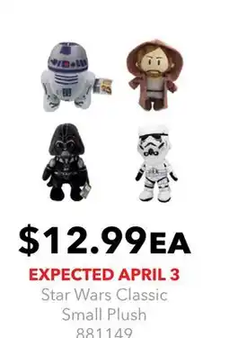 GameStop Star Wars Classic Small Plush offer