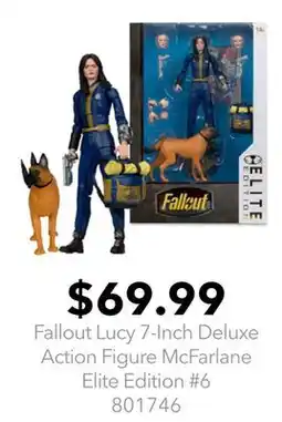 GameStop Fallout Lucy 7-Inch Deluxe Action Figure McFarlane Elite Edition #6 offer